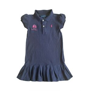 Polo Ralph Lauren‎ Girls Navy Pebble Beach Dress 24M